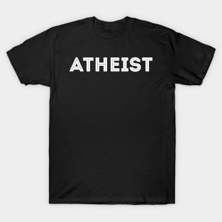 Simple Atheist T T-Shirt